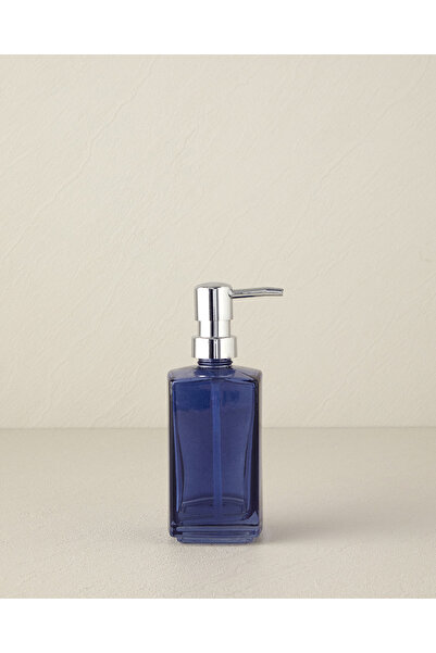 English Home Blue Gloria Glass Bathroom Set