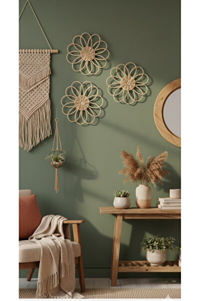 Ebruli 3'lü Papatya