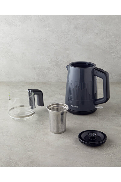 English Home Cmk 6030 Tea Maker and Kettle - 2 Liter Anthracite