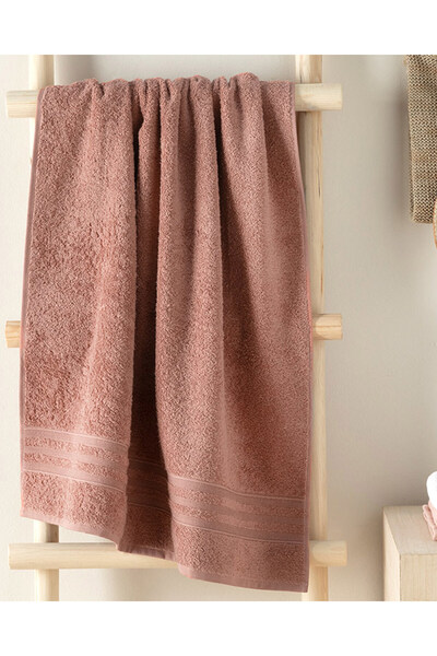 English Home Pure Basic Pamuklu Banyo Havlusu 70x140 cm Açık Pembe