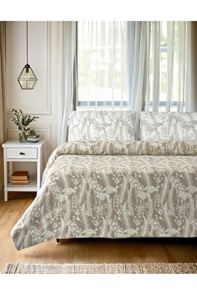 English Home Botanical Spring Kolay Ütülenir Tek Kişilik Nevresim Takımı 160x...