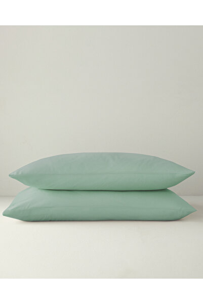 English Home Μαξιλαροθήκη 2 τεμαχίων πράσινη, καθαρό βαμβάκι - 50x70 cm