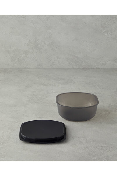 English Home Morgan Plastic Storage Container 16X16 cm Black