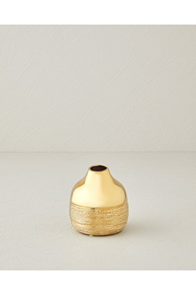 English Home Fancy Vazo Gold