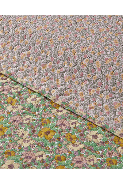 English Home Enchanted Harmony Çift Kişilik Çok Amaçlı Örtü 200x220 cm Yeşil