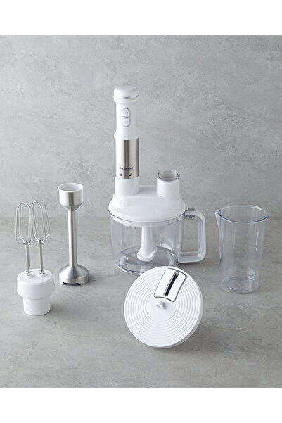 English Home RMB 3001 4 Bıçaklı Multi Blender Seti 1500W Beyaz-Krom