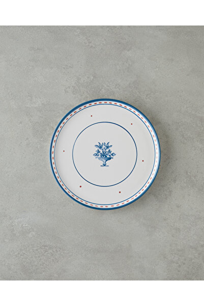 English Home Whisper Seramik Kahvaltı Takımı 8 Parça 2 Kişilik Mavi