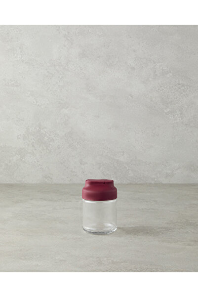 English Home Nora Glass Spice Jar 212 ml Burgundy