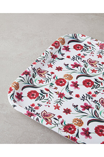 English Home Natura Plastik Tepsi Krem