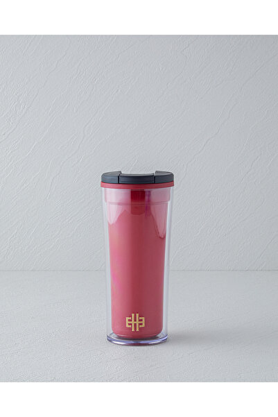 English Home Good Mood Everyday Akrilik Travel Mug 350 ml Kırmızı