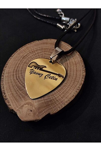 luffy design Kişiye Özel İsimli Kolye Gitar Tasarımlı Kişiye özel Kolye Sarı ...