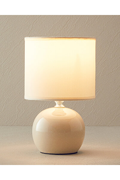 English Home Pansy Porselen Abajur Bej