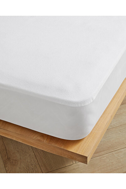 English Home Comfort Cotton Liquid-Proof Single Mattress Protector Mattress Cover White