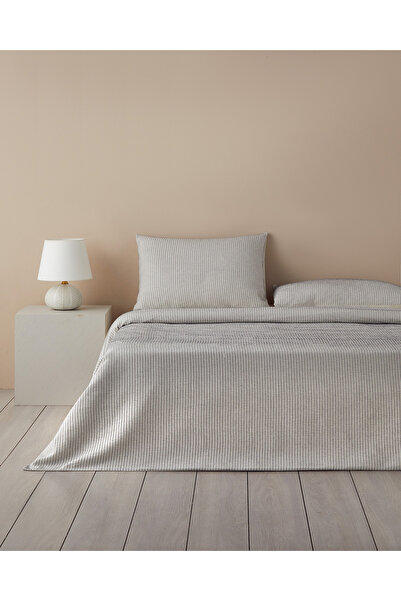 English Home Σετ Παπλωματοθήκη Διπλή Βάφλα - 200x220 cm Μαύρο