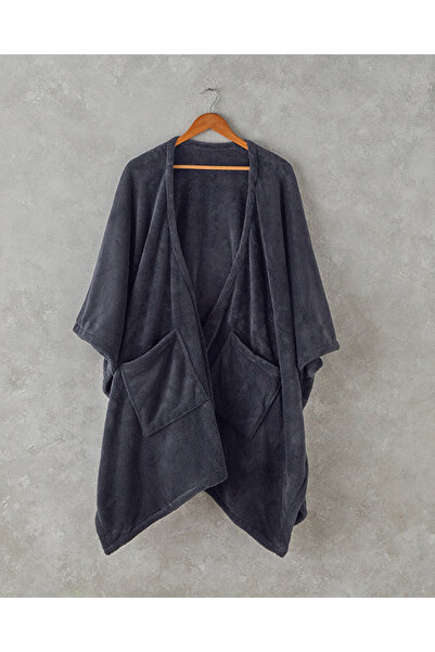 English Home Cuddly Giyilebilir Battaniye Antrasit