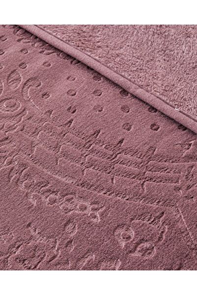 English Home Κουβέρτα διπλής κρεβατοκάμαρας Timeless Emboss Plush 200x220 cm Μωβ