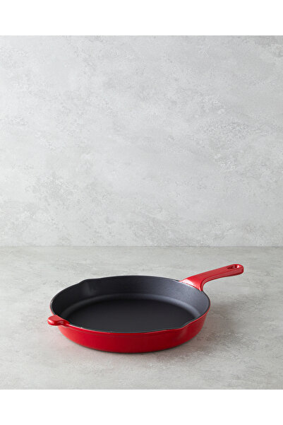 English Home Hecha Demir Döküm Yuvarlak Tava Mavi