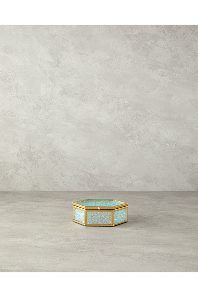 English Home Гланциран декоративен камерен злато