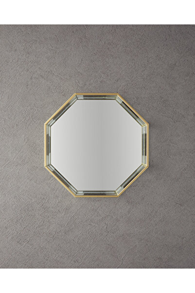 English Home Deluxe Cam Dekoratif Tepsi Gold 23,8x23,8x3,5 Cm