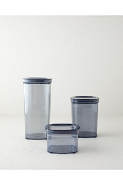 English Home برطمان بلاستيك جايد 3 قطع 700 مل - 1.4 لتر - 2 لتر مدخن