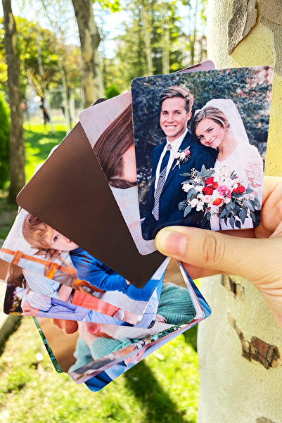 CiciMagnet 20 Adet 9x7 cm Kişiye Özel Fotoğraflı Resimli Buzdolabı Magneti