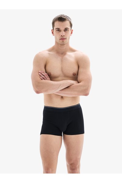 Blackspade Erkek Boxer - Shorty 3lü Paket Tender Cotton 9670 - Siyah