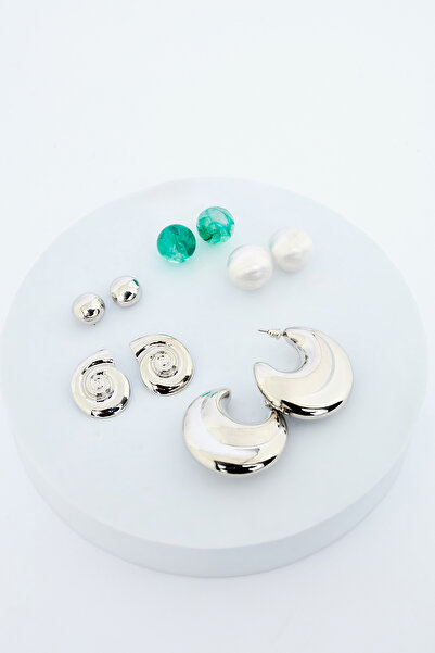 Penti Sada náušnic Elvira stříbrné barvy