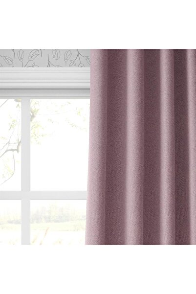 GOCCIA Blackout Karartma Tek Kanat Fon Perde Pudra Pembe