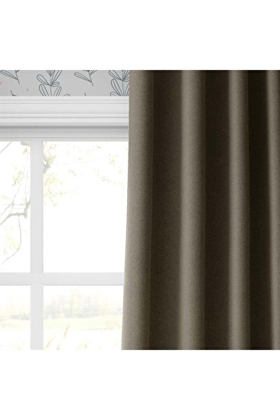 GOCCIA Blackout Karartma Tek Kanat Fon Perde Haki Yeşili