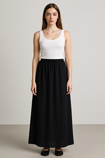 Lesa Wear Căptușeală pentru fustă lungă, căptușeală pentru fustă jupon, căptușeală pentru fustă de lenjerie, căptușeală pentru partea de jos a fustei, jupon