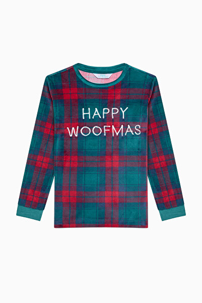 Penti Unisex Kids Plaid Red Pajama Set