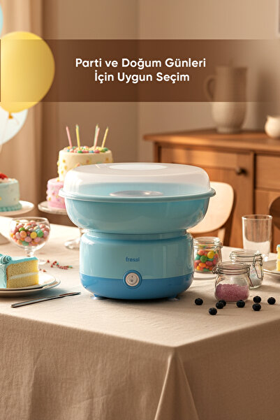 Fressi Çelik Hazneli 500W Pamuk Şeker Makinesi FR-PM01 CottoFun