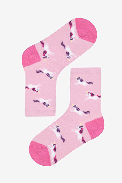 Penti Girl's Lovely Unicorn 4-Piece Socks