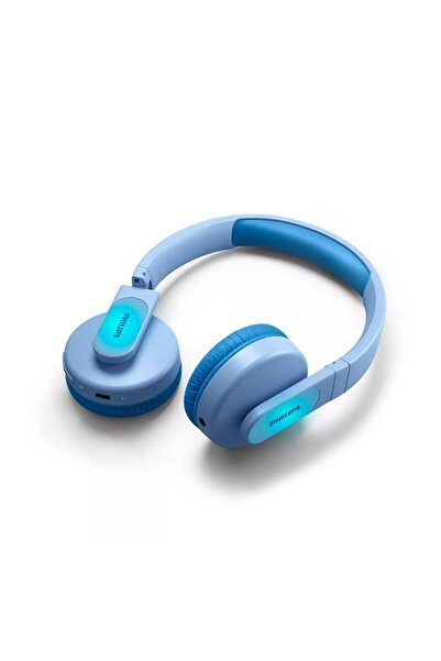 Philips TAK4206BL Kablosuz Kulak Üstü Çocuk Kulaklığı - Mavi
