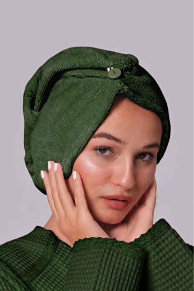 Ellia Soft Товстий бамбуковий бавовняний рушник для сушіння волосся Рушник для волосся Рушник для сушіння волосся