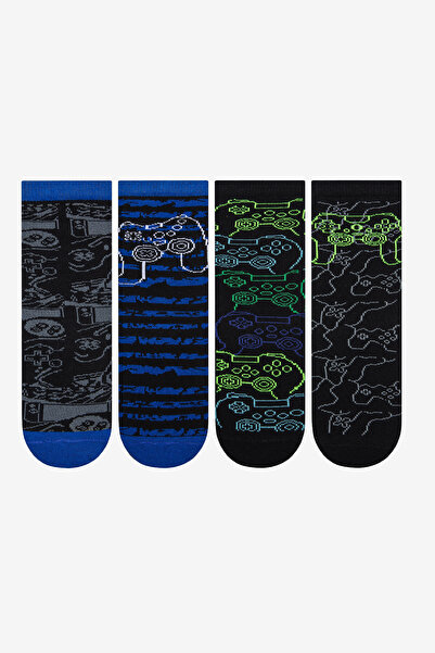Penti Геймърски черни чорапи от 4 части за момче