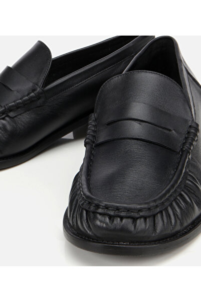 Hotiç Kadın Deri Siyah Günlük Loafer