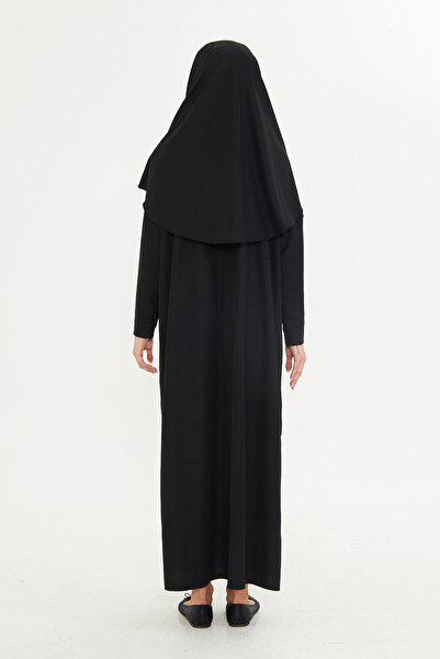 Lesa Wear One Piece Prayer Dress Full Length Black, Modest Dress