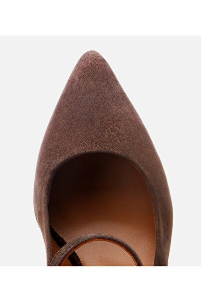 Hotiç Women's Suede Leather Brown Mary Jane Stiletto
