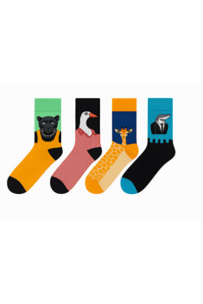 Socks Stations Кутия за чорапи с цветни мотиви от Animal Kingdom