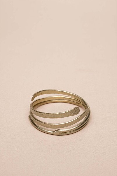 Barine Dövme Pirinç Peçete Halkası 4'lü Set Gold 5 cm 5 cm