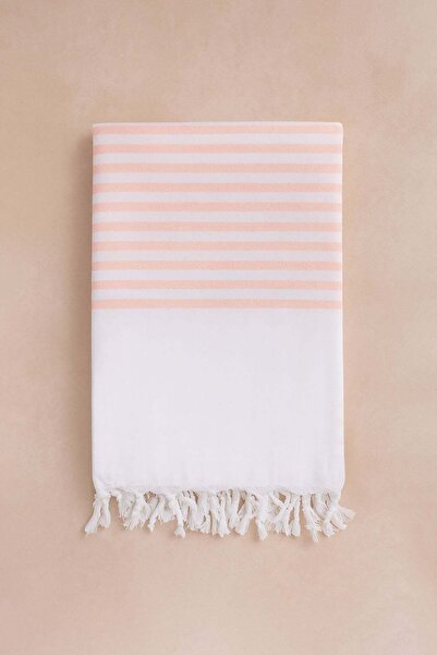 Barine White Imbat Pamuk Peştamal Somon 90x170