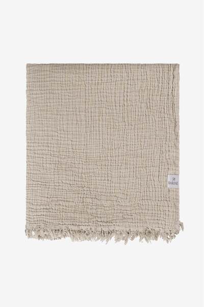 Barine Cocoon 4 Katlı Müslin Yatak Örtüsü Bej