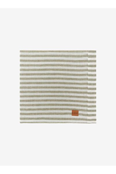 Barine Haki Linen 2-шарова серветка в смужку - 45x45