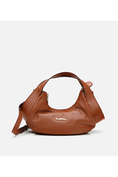 Hotiç Women's Leather Tan Crossbody Bag