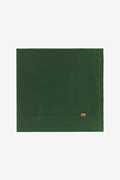 Barine Linen Keten Masa Örtüsü Koyu Yeşil 150x250
