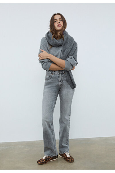 Stradivarius Leopar Desenli Deri Spor Ayakkabı