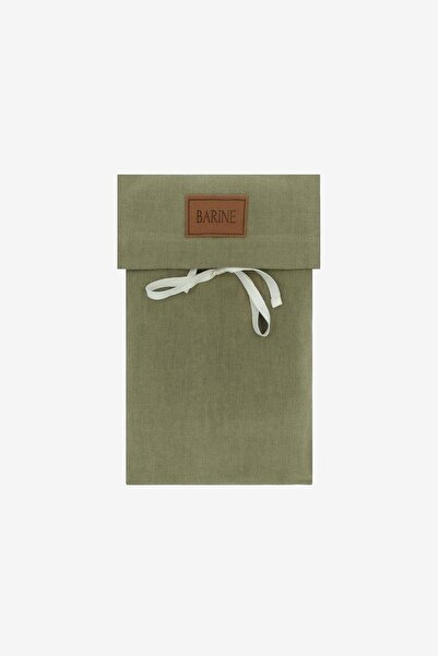 Barine Frill Ruffled Linen Blend 2-Piece Pillowcase Khaki