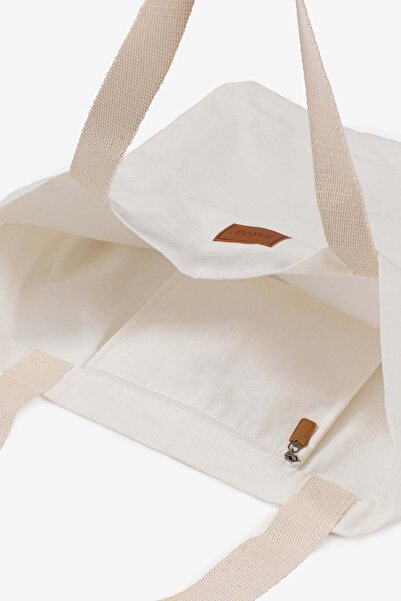 Barine Ecru Tote Bag - 54X43
