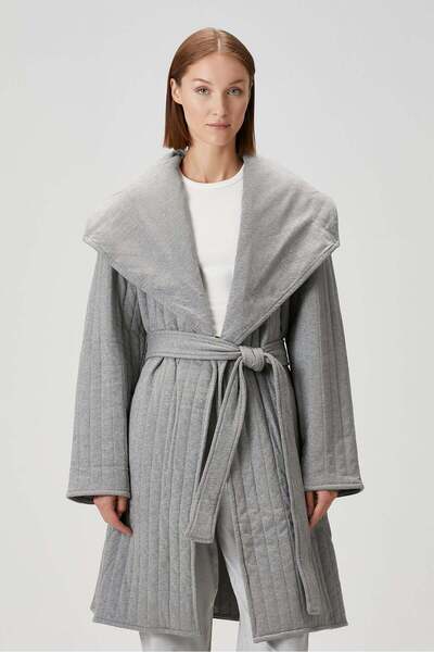 Barine Jersey Ceket Gri